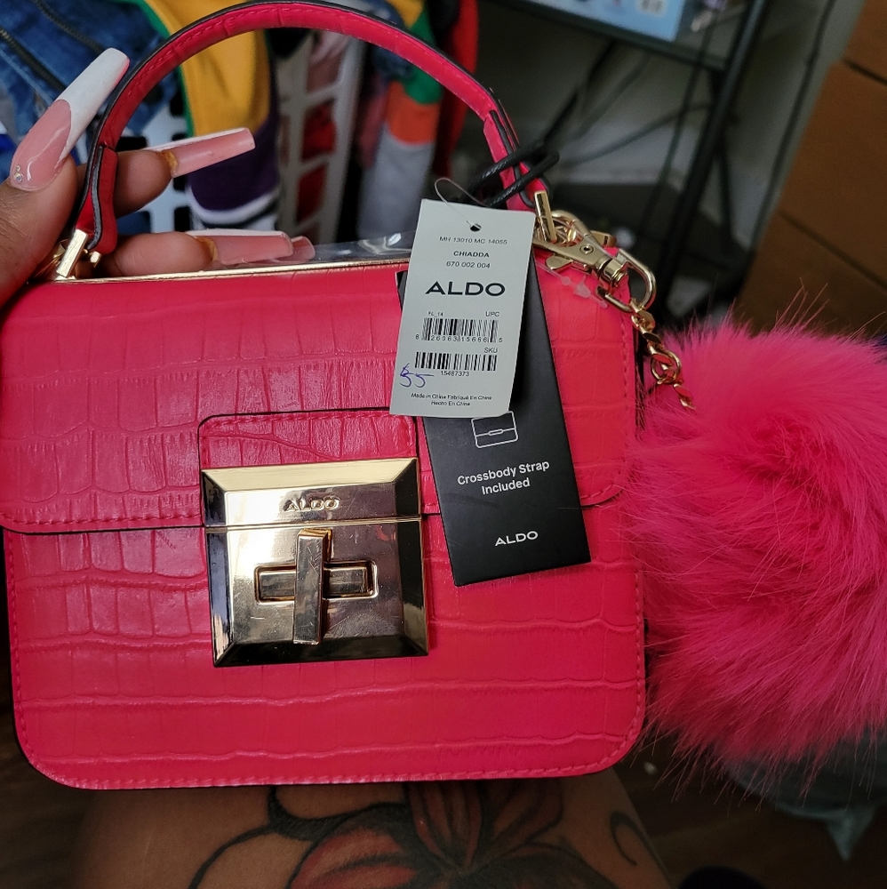 Hot pink Aldo bag